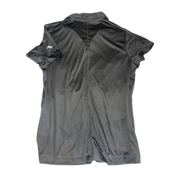 SLAZENGER GOLF POLO SHIRT - NEW WITH TAGS - Size Large L black - Picture 4 of 4